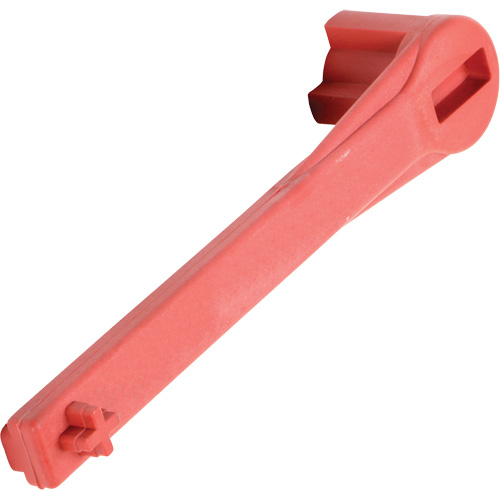 Cl&eacute; pour bouchon-&eacute;crou sp&eacute;cialis&eacute;e &agrave; un seul c&ocirc;t&eacute;, Ouverture de 1-1/4", Poign&eacute;e 8", Nylon anti&eacute;tincelles Sécurité Médic