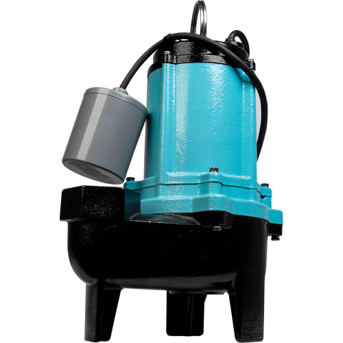 10SC Series Sewage Pump, 115 V, 11 A, 120 GPM, 1/2 HP Sécurité Médic