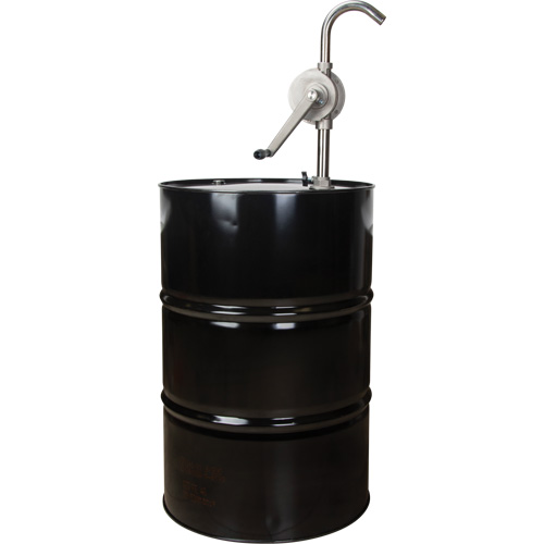 Rotary Type Drum Pump, Stainless Steel, Fits 55 Gal., 12 oz./Stroke Sécurité Médic