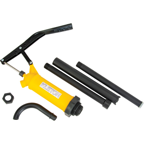 Lever-Type Drum Pump, Polypropylene, 14 oz./Stroke, Fits 5-55 Gal. Sécurité Médic