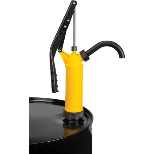 Lever-Type Drum Pump, Polypropylene, 14 oz./Stroke, Fits 5-55 Gal. Sécurité Médic