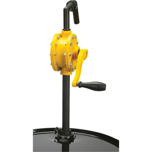 Rotary Type Drum Pump, Polypropylene, Fits 15 - 55 US Gal., 8 oz./Stroke Sécurité Médic