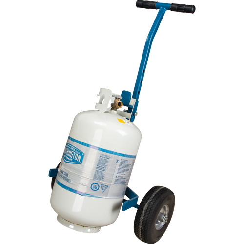 Cylinder Cart, Flat-Free Wheels, 15-1/2" W x 14-1/4" L Base, 600 lbs. Sécurité Médic