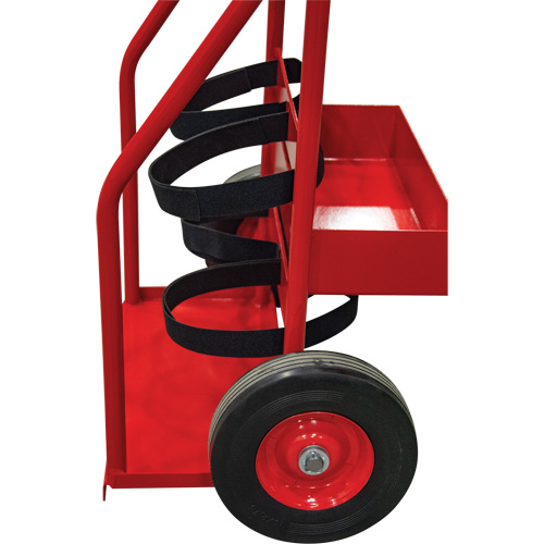 Hot Works Fire Prevention Cart, Semi-Pneumatic Wheels, 17.75" W x 8.9" L Base, 100 lbs. Sécurité Médic
