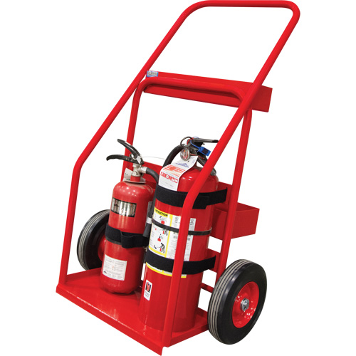 Hot Works Fire Prevention Cart, Semi-Pneumatic Wheels, 17.75" W x 8.9" L Base, 100 lbs. Sécurité Médic