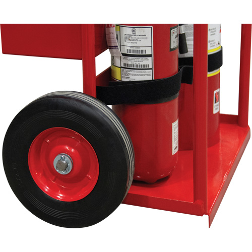 Hot Works Fire Prevention Cart, Semi-Pneumatic Wheels, 17.75" W x 8.9" L Base, 100 lbs. Sécurité Médic