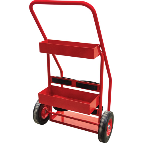 Hot Works Fire Prevention Cart, Semi-Pneumatic Wheels, 17.75" W x 8.9" L Base, 100 lbs. Sécurité Médic