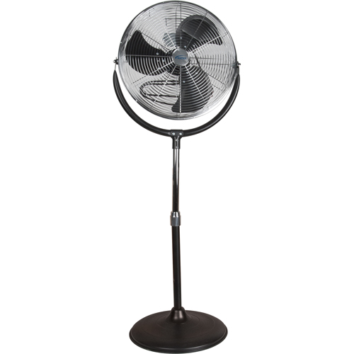High-Velocity Pedestal Fan, Commercial, 3 Speed, 20" Diameter Sécurité Médic