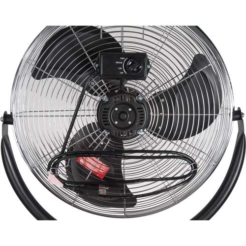 High-Velocity Pedestal Fan, Commercial, 3 Speed, 20" Diameter Sécurité Médic
