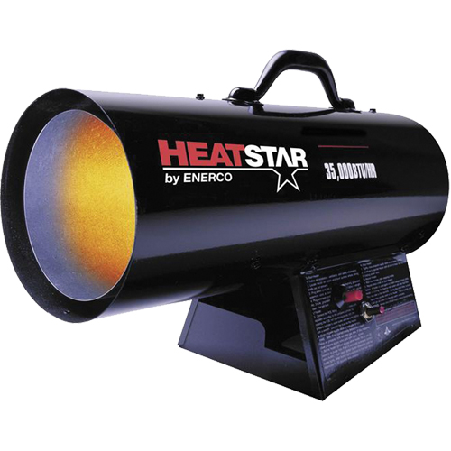 Contractor Series Forced Air Heater, Fan, Propane, 35000 BTU/H Sécurité Médic