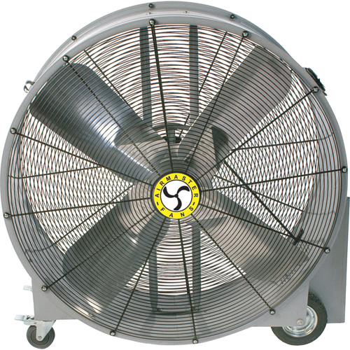 Belt Drive Drum Fans, Industrial, 2 Speed, 42" Diameter Sécurité Médic