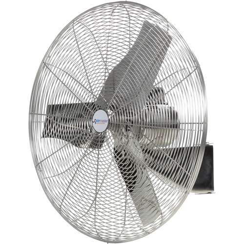 Stainless Steel Food Service Washdown Air Circulating Fans, Industrial, 1 Speed, 30" Diameter Sécurité Médic
