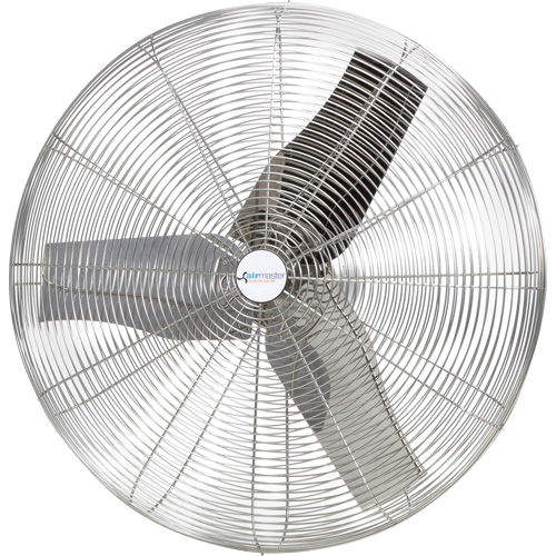 Stainless Steel Food Service Washdown Air Circulating Fans, Industrial, 1 Speed, 30" Diameter Sécurité Médic