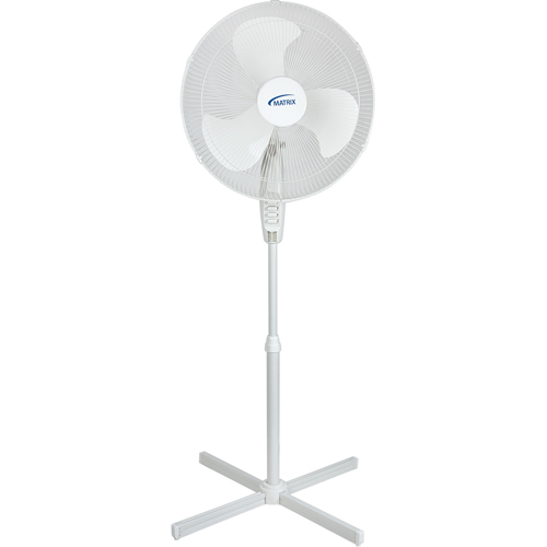 Oscillating Pedestal Fan, Commercial, 3 Speed, 18" Diameter Sécurité Médic