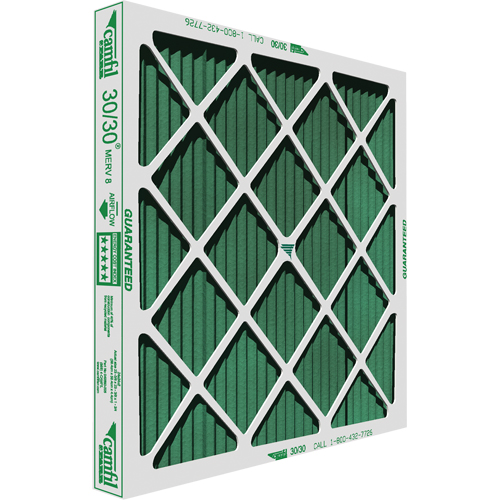 30/30&reg; High Capacity Panel Filter, Box, MERV 8, 16" W x 2" D x 16" H Sécurité Médic