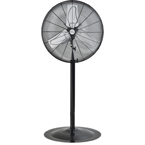 Ventilateur oscillant sur socle, Robuste, 2 Vitesses, Diam&egrave;tre de 24" Sécurité Médic