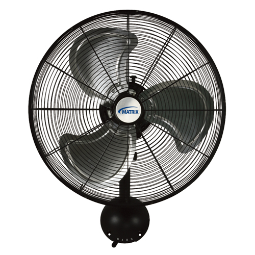 High-Velocity Oscillating Wall Fan, Industrial, 3 Speed, 20" Diameter Sécurité Médic
