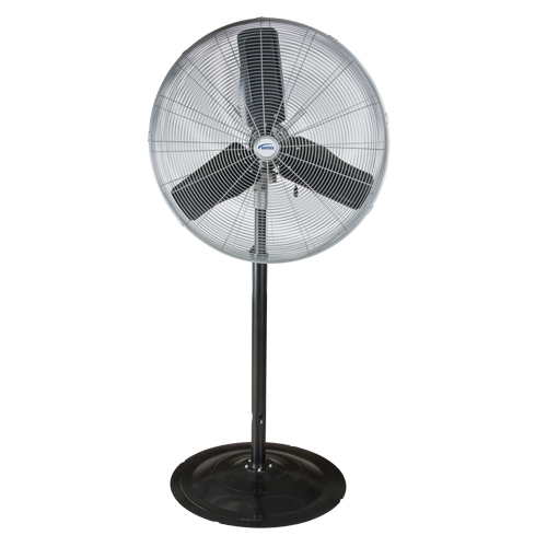 Ventilateur oscillant sur socle avec moteur &eacute;tanche &agrave; l'eau, Robuste, 3 Vitesses, Diam&egrave;tre de 30" Sécurité Médic