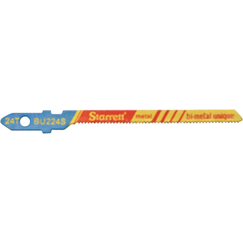 Lames pour scie sauteuse Unified Shank, Bim&eacute;tal, 4" lo, 24 dents par pouce Sécurité Médic