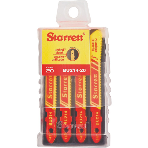 Lames pour scie sauteuse Unified Shank, Bim&eacute;tal, 2" lo, 14 dents par pouce Sécurité Médic