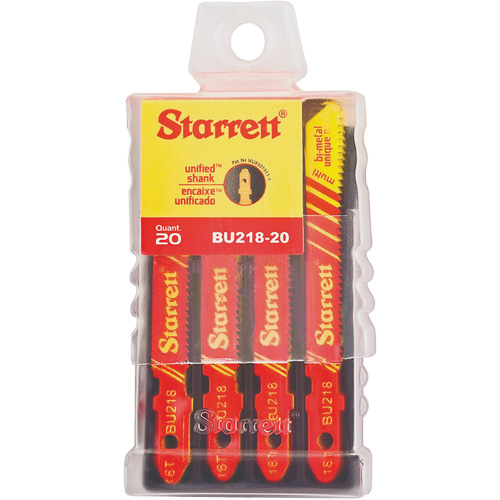 Lames pour scie sauteuse Unified Shank, Bim&eacute;tal, 2" lo, 18 dents par pouce Sécurité Médic
