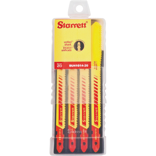 Lames pour scie sauteuse Unified Shank, Bim&eacute;tal, 4" lo, 10-14 dents par pouce Sécurité Médic