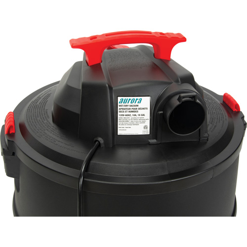 Aspirateur, Secs-humides, 6 CV, 16 gal. US (60,6 litres) Sécurité Médic