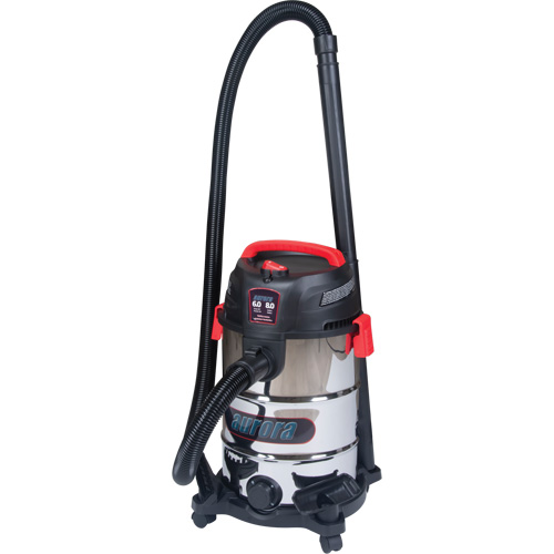 Aspirateur, Secs-humides, 6 CV, 8 gal. US (30,3 litres) Sécurité Médic