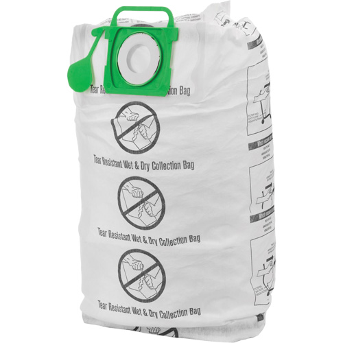 Tear-Resistant Wet/Dry Collection Vacuum Bags, 12 - 20 US gal. Sécurité Médic
