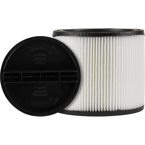 Filtre d'aspirateur, Filtre pour aspirateur, Cartouche, Pour 5 gal. US Sécurité Médic