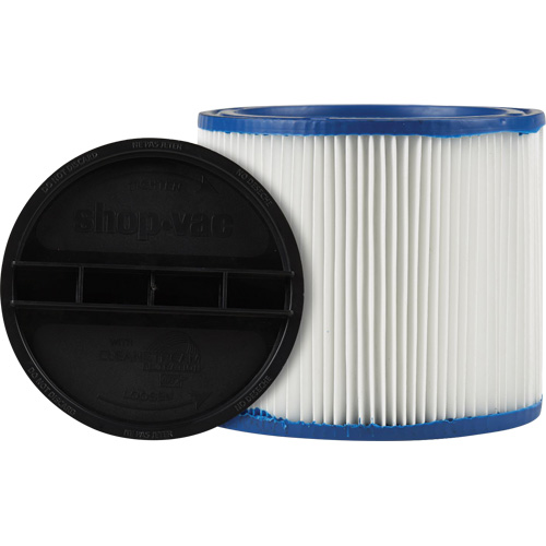 CleanStream&reg; Gore&reg; Wet/Dry Vacuum Filter, Cartridge/Hepa, Fits 5 US gal. Sécurité Médic