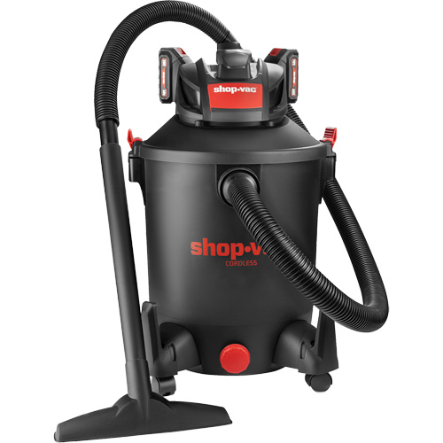 Rechargeable Cordless Wet/Dry Vacuum, 20 V, 10 gal. Capacity Sécurité Médic