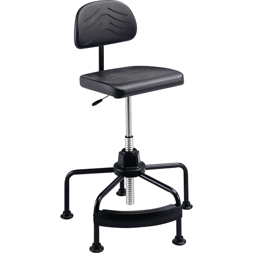 Industrial Seating, Stationary, Adjustable Height, 250 lbs. Capacity Sécurité Médic