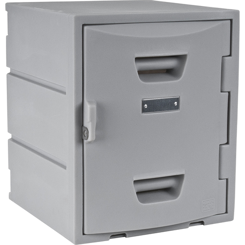 Locker, 15" x 15" x 18", Grey, Assembled Sécurité Médic