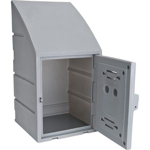 Locker, 15" x 15" x 31", Grey, Assembled Sécurité Médic