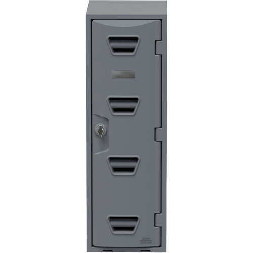 Locker, 12" x 15" x 36", Grey, Assembled Sécurité Médic