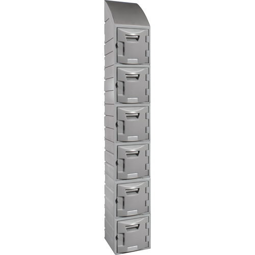 Locker, 12" x 15" x 12", Grey, Assembled Sécurité Médic