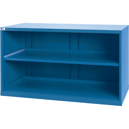 Shelf Cabinets, Steel, 33-1/2" H x 56-1/2" W x 28-1/2" D, Bright blue Sécurité Médic