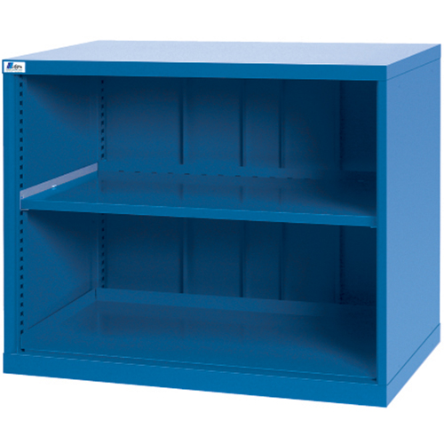 Shelf Cabinets, Steel, 33-1/2" H x 40-1/4" W x 22-1/2" D, Bright blue Sécurité Médic