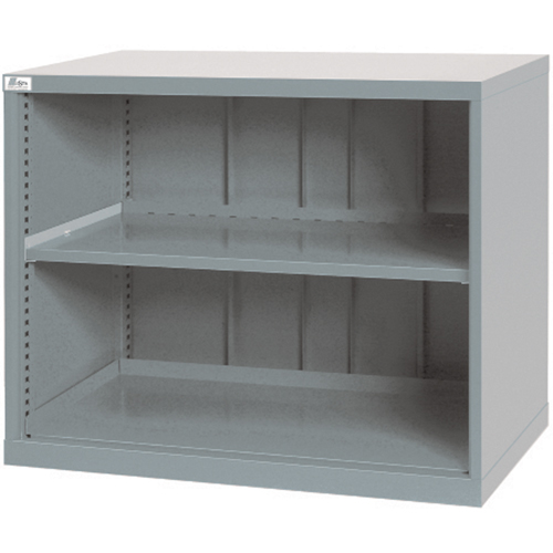 Shelf Cabinets, Steel, 33-1/2" H x 40-1/4" W x 22-1/2" D, Light Grey Sécurité Médic