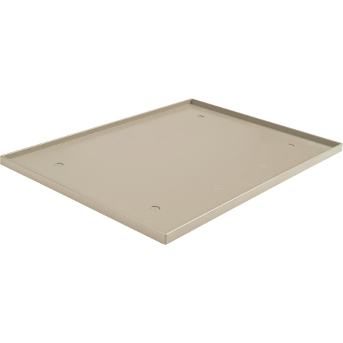 Fond de casier, Convient aux casiers 12" x 15", Beige, Plastique Sécurité Médic