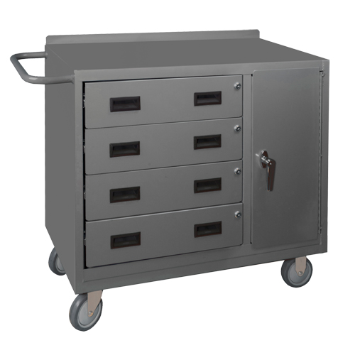 Mobile Workbench Cabinet, Steel Surface Sécurité Médic