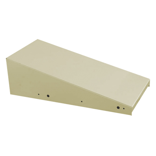Clean Line Economy Lockers Slope Top, 1 Bank, 18" D x 12" W x 6" H, Beige, Steel Sécurité Médic