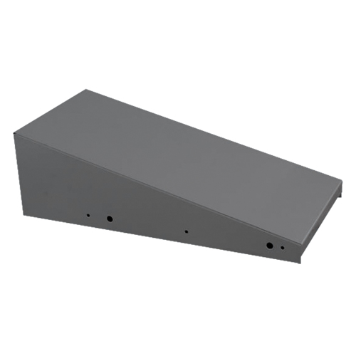 Clean Line Economy Lockers Slope Top, 1 Bank, 18" D x 12" W x 6" H, Steel Sécurité Médic