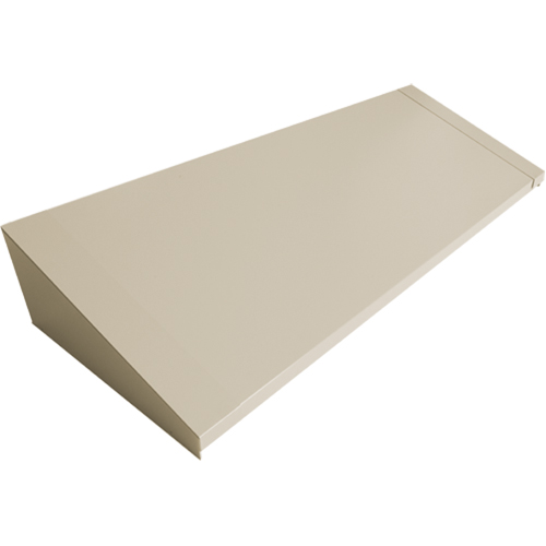All-Welded Concorde - Heavy-Duty Lockers Sloping Top, 4 Bank, 18" D x 48" W x 6" H, Beige, Steel Sécurité Médic