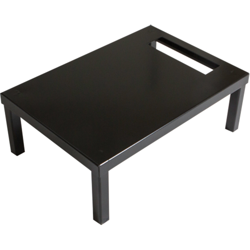 Base autoportante pour casiers robustes enti&egrave;rement soud&eacute;e Concorde, 1 Blocs, 6" lo x 12" la x 18" p, Noir, Acier Sécurité Médic
