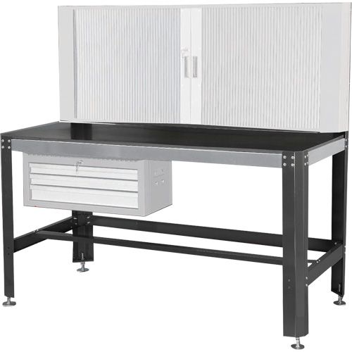 Work Bench, Laminate Surface, 26" W x 30" D x 63" H Sécurité Médic