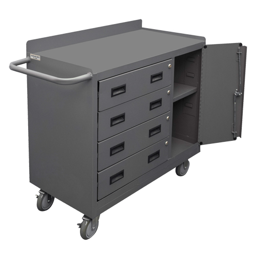Mobile Workbench Cabinet, Steel Surface Sécurité Médic