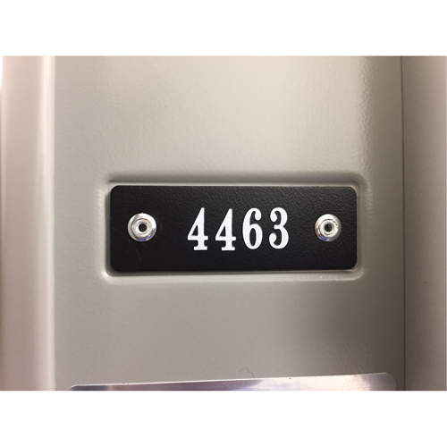 Locker Plate Numbers Sécurité Médic