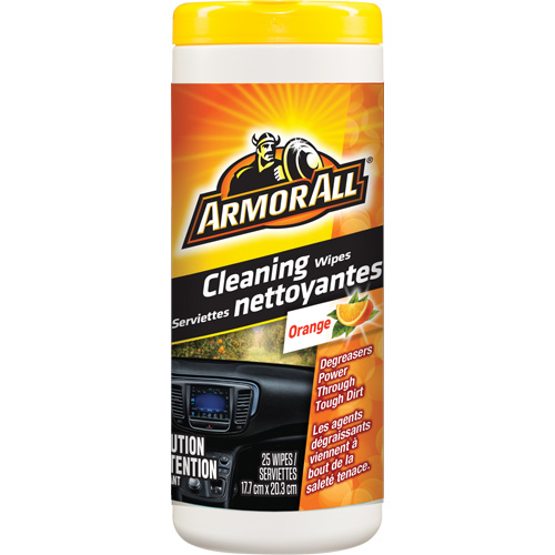 Orange Cleaning Wipes Sécurité Médic